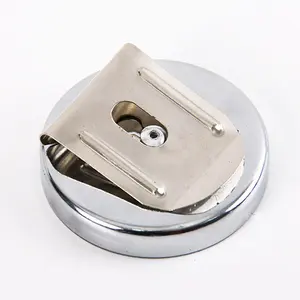 Super Strong Neodymium Magnets Belt Clip 100 Lbs Magnetic Waist Tool Holder 2" In Diameter