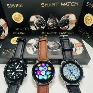 S36 Pro Smartwatch 1.28 inch Full Screen Touch Waterproof BT Call Android for sport women men smart watch S36