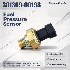 อะไหล่แท้ Doosan Develon รุ่น 301309-00198: เซ็นเซอร์วัดแรงดันน้ำมันเชื้อเพลิง OEM เหมาะสำหรับอะไหล่รถขุด DX150-9C DX215-<span class=keywords><strong>10N</strong></span> DX225-10 - Product Image 1