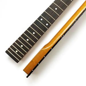 Mástil de Guitarra TL Vintage de 22 Trastes y 25.5 Pulgadas con Acabado Brillante, Madera de Arce Tostada y Diapasón de Palisandro - Product Image 3