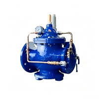Vanne de régulation hydraulique réglable pour maintien, soulagement et réduction de pression DN50 - DN300
