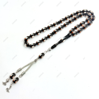 Cadeau islamique Tabiha pour le Ramadan, 33 perles en résine de 8 * 12 mm, bracelet de prière Misbaha, perles de prière musulmanes