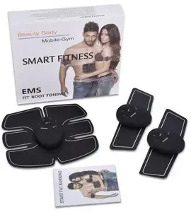 Masseur électrique EMS pour abdominaux, appareil de stimulation musculaire, massage de corps, fitness abs