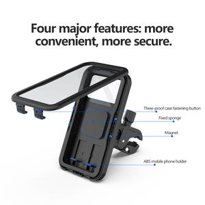 แผงหน้าปัดจักรยานไฟฟ้ากันฝนกันน้ำที่วางโทรศั<span class=keywords><strong>พ</strong></span>ท์มือถือแบบคงที่<span class=keywords><strong>พ</strong></span>ัดลมปรับความสูงได้คูลเลอร์ระบบติดตามอัจฉริยะ - Product Image 4