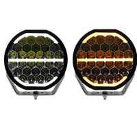 Phare de travail LED moderne 9'' E-MARK 150W, double blanc ambre DRL, IP68, 9-32V, feux de conduite, projecteur pour 4x4, camion, SUV, tout-terrain