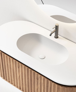 Comptoir blanc de style américain et lavabo suspendu Art Basin Meubles de salle de bain Vanity Luxury Bathroom <span class=keywords><strong>Cabinet</strong></span> - Product Image 2