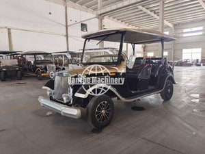 Elegante Carro de Golf Clásico Vintage - Vehículo Eléctrico de Alta Gama para Turismo en Resorts y Zonas Comerciales - Product Image 6