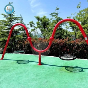 Équipement de terrain de jeu Jouet de qualité commerciale Balançoire de jardin sensorielle en métal pour enfants - Product Image 2