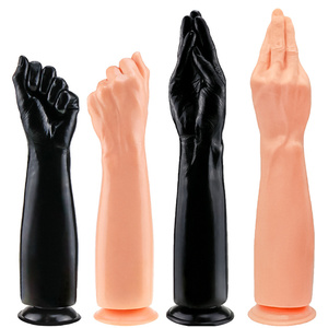 High Quality Unisex Hand Shaped Dildo Toy Ass Massager Big Dildo Huge Butt Anal Plug Arm Fisting Hand Dildo