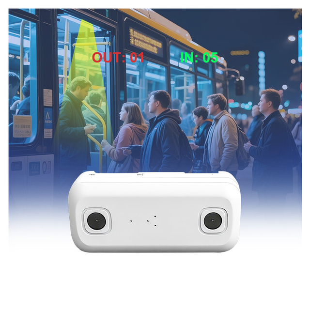 Mcy Bus Passengers People Flowing Counting Front and Rear Door Camera Sensors for Coaches Train Subway