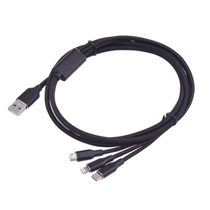 Boîtier <span class=keywords><strong>En</strong></span> Alliage D'aluminium De haute Qualité <span class=keywords><strong>Multi</strong></span> Téléphone Portable <span class=keywords><strong>USB</strong></span> Chargeur <span class=keywords><strong>Câble</strong></span> <span class=keywords><strong>3</strong></span> <span class=keywords><strong>en</strong></span> <span class=keywords><strong>1</strong></span> - Product Image 6