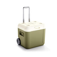 Glacière isotherme pour poisson, grande glacière Igloo étanche 52L, portable pour pique-nique en extérieur