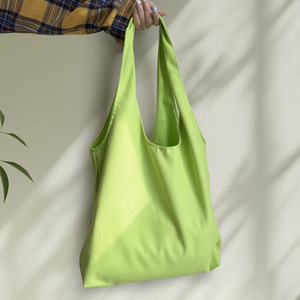 <b>Canvas</b> Vest <b>Bag</b> <b>Large</b> Capacity Solid Color Shoulder <b>Bag</b> Eco Friendly Fabric Everyday Use - Product Image 3