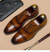 Business-Schuhe für Herren Neuer Stil Größe 46 Echtleder Hochzeit Party Formelle Herrenschuhe Maßgefertigte Oxford Anzugschuhe