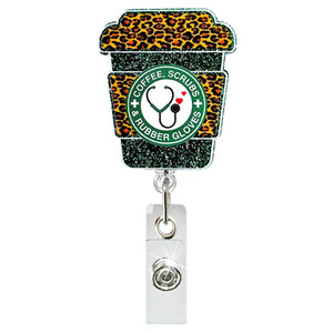 360 Graden Roterende Abs Alligator Clip Gemakkelijk Trekken Intrekbare Badge Clip Acryl Losse Poeder Patch Voor Medicijnflessen Badges - Product Image 6