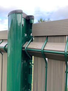 Panneaux de clôture en treillis métallique décoratif en acier à mailles losangées rigides, portails d'allée, clôtures de sécurité à faible coût - Product Image 4