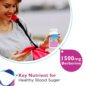 로즈베스트 OEM 자체 브랜드 천연 1500mg 유기농 리포좀 베르베린 HCL 소프트젤 캡슐 면역 건강 보조제 - Product Image 2