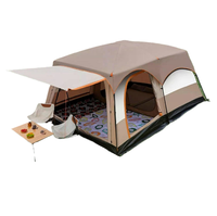 Tente de fête familiale pour le camping en plein air pour 10 personnes, en tissu Oxford