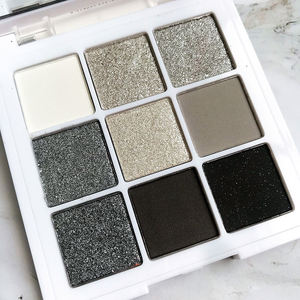 باليت ظلال عيون ساتان مضيء يدوم طويلاً بـ 9 ألوان، مات ولامع، مكياج سموكي، بودرة ملونة مقاومة للماء - Product Image 6