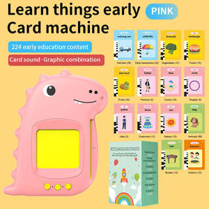 Kids Toddler Talking Flash Cards Talking Flash <strong>Dinosaur</strong> Cards Speech <strong>Therapy</strong> Toys Preschool Learning Educational Toys - Product Image 3