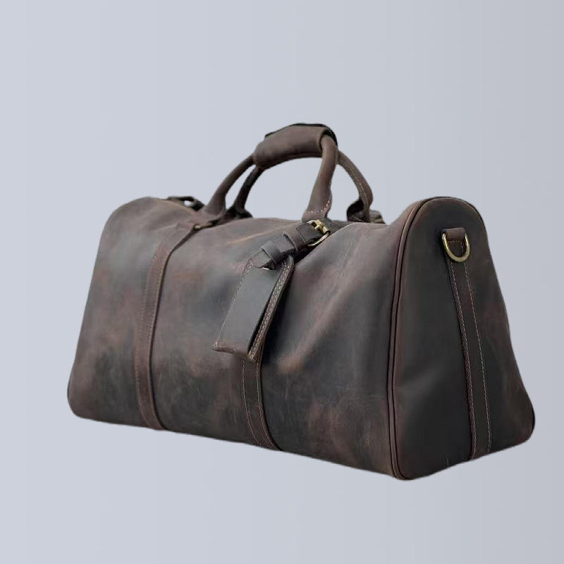 Cuir Crazy Horse marron foncé