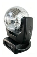 Projecteur de scène à tête mobile type boule disco avec miroir rotatif pour DJ, soirées, bars, boîtes de nuit et événements