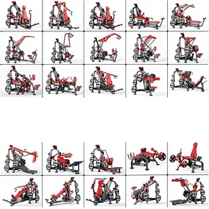 Equipo de Gimnasio Panata para Uso Comercial, Serie F5000, Máquina para Sentadillas, Prensa de Pecho, Prensa de Hombros, Abductor de Cadera, Remo - Product Image 1
