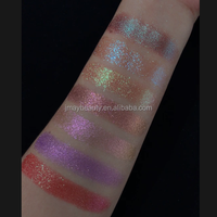 Eyeshadow Duochrome Pigment Tinggi Super Halus Efek Smoky Glitter Riasan Mata Multichrome Holografik Grosir