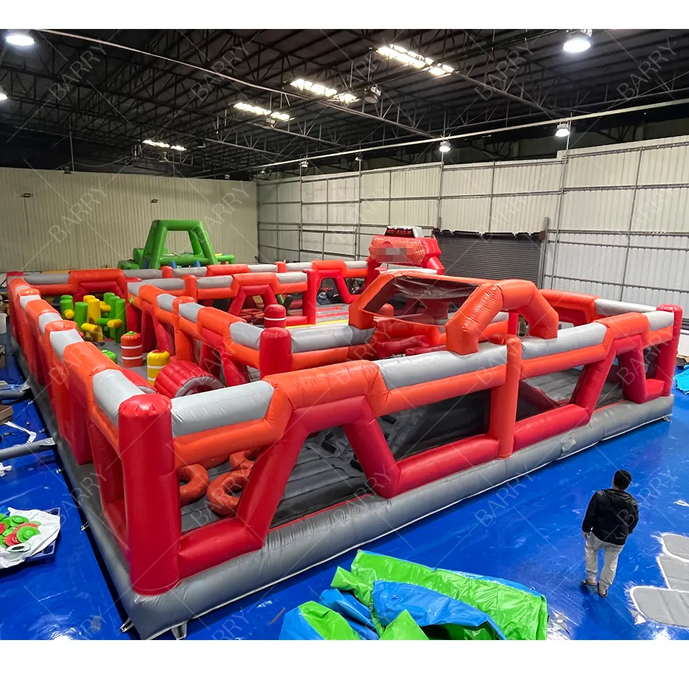 Trampoline Park Fun City Inflatable Amusement Park Big Adult Inflatable Bounce Houses For Sale For Kids Inflatable Theme Park