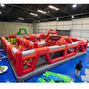 Parque de trampolín, ciudad divertida, parque de atracciones inflable, casas de rebote inflables para adultos grandes a la venta para niños, parque temático inflable