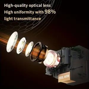 Dazzler-Proyector inteligente de cine en casa, 4K, con solución nocturna de película portátil para exteriores, Android, <span class=keywords><strong>Bluetooth</strong></span>, <span class=keywords><strong>WiFi</strong></span> - Product Image 2