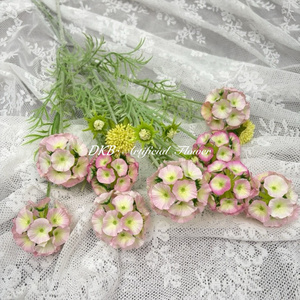 Vente en gros de bouquets de fleurs artificielles en soie, fleurs artificielles en vrac, fleurs colorées en vrac - Product Image 5