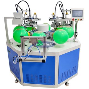 Machine de sérigraphie automatique 2 couleurs avec 8 ballons de station de <span class=keywords><strong>HOYSTAR</strong></span> - Product Image 1