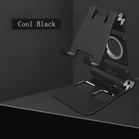 Support de téléphone portable et tablette multifonction 3-en-1 en alliage d'aluminium professionnel 2024, design étanche, hauteur réglable, pour bureau