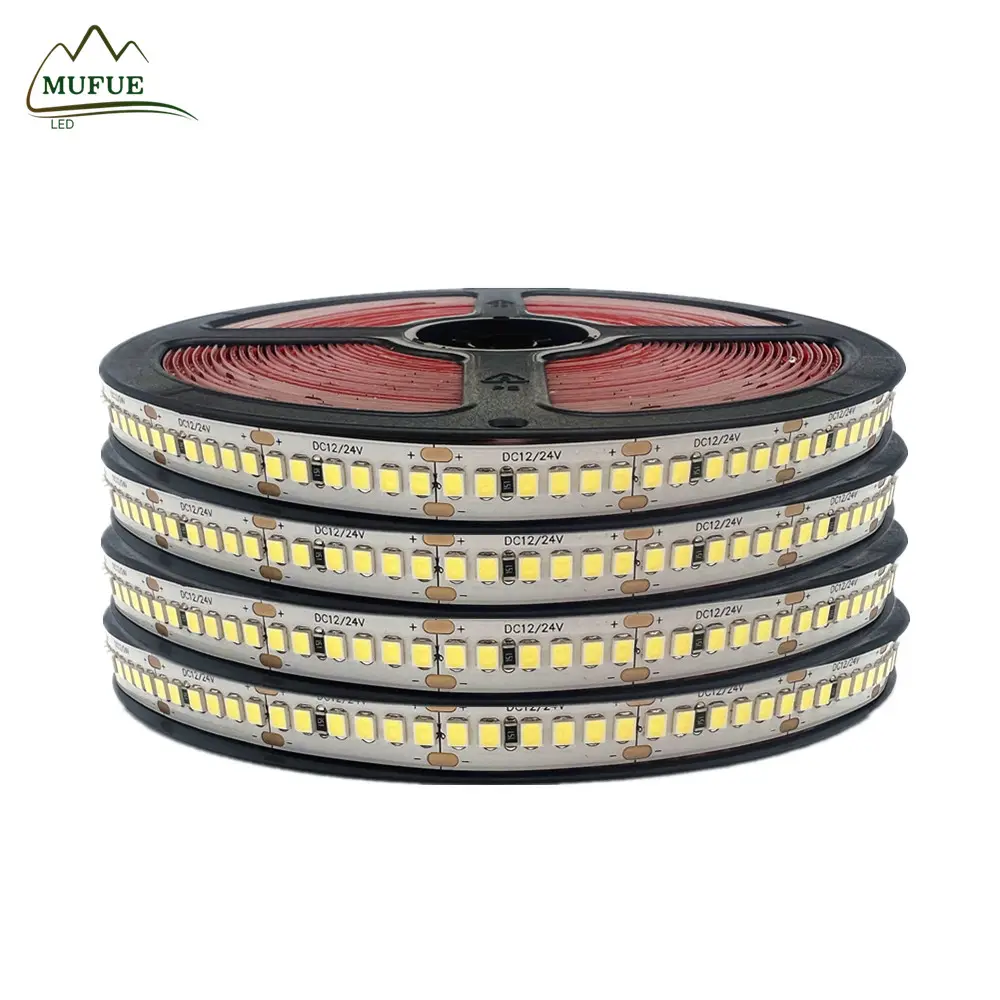 Prix de gros usine Lentille Angle de faisceau Plano Lentilles convexes Effacer 240leds/m smd 2835 Bande de lumières LED