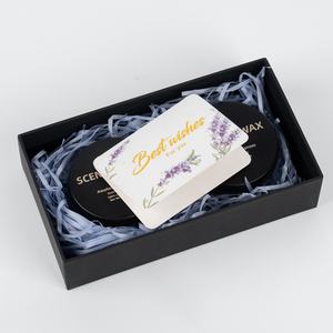 Ensemble de bougies parfumées personnalisées 100% biologiques en cire de soja 80g, longue durée, respectueuses de l'environnement, luxe, salutations, Diwali, fête des pères, bars - Product Image 4