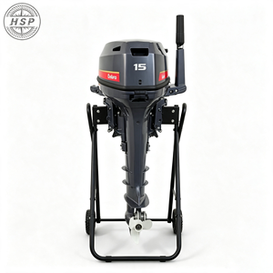 Motor Fuera de Borda de 15hp y 2 Tiempos en Stock, Motor Marino Refrigerado por Agua Compatible con Yamaha - Product Image 3