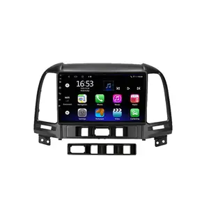 For Hyundai Santafe 2006-2012 Radio Headunit Device 2 Double Din Quad Octa-Core Android Car Stereo GPS Navigation Carplay