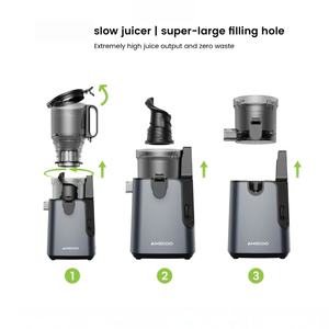 GDOR Extra Large Hopper Juicer Slow Masticating 5.12 "Wide Feed Chute for Vegetables and Fruit Powerful Cold Press Juicer - Product Image 2