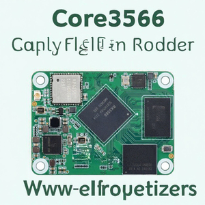 คอร์ 3566 ร็อคชิป RK3566 บอร์ดพัฒนาอินเตอร์เน็ตไร้สาย 4GB RAM 32GB eMMC โมดูลฝังตัวสำหรับราสเบอร์รี่ Pi CM4 - Product Image 3
