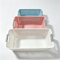 Paniers de rangement multifonctionnels en PP écologiques, 3 tailles, design emboîtable pour l'organisation des jouets et des légumes de cuisine