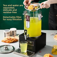 Samovar Électrique Commercial Multifonctionnel 10L/20L/30L avec Filtre en Acier Inoxydable, Prise UK, pour Comptoir, 220-240V, Version Améliorée