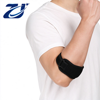 Sangle de coude réglable pour le tennis, la gym et le badminton – Attelle élastique pour l'avant-bras avec fermeture auto-agrippante et compression