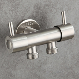 Modern Design Single Cold 304 Stainless Steel <strong>Spray</strong> Faucet Double Handle Quick Opening Spout Double Control <strong>for</strong> Hotel Bathroom - Product Image 2