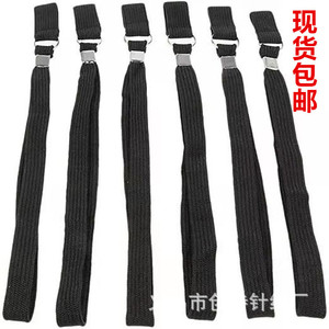 สายรัดข้อมือไนลอนสีดำ หัวเข็มขัดโลหะ อุปกรณ์เสริมไม้เท้าที่ทนทาน - Product Image 1
