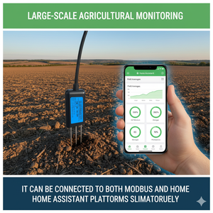 <span class=keywords><strong>Sensor</strong></span> de Umidade do Solo Modbus HA <span class=keywords><strong>Sensor</strong></span> de Proximidade do Solo com Detecção de CO2 Umidade <span class=keywords><strong>pH</strong></span> EC Nitrogênio Fósforo Potássio - Product Image 2
