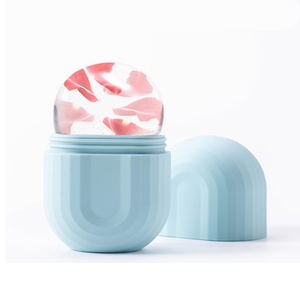 Rouleau à glace en silicone pour le visage Moule à glaçons pour soins de la peau Beauté Fine Line Eye Facial Glaçage Moule à rouler Hydratant Réutilisable - Product Image 1