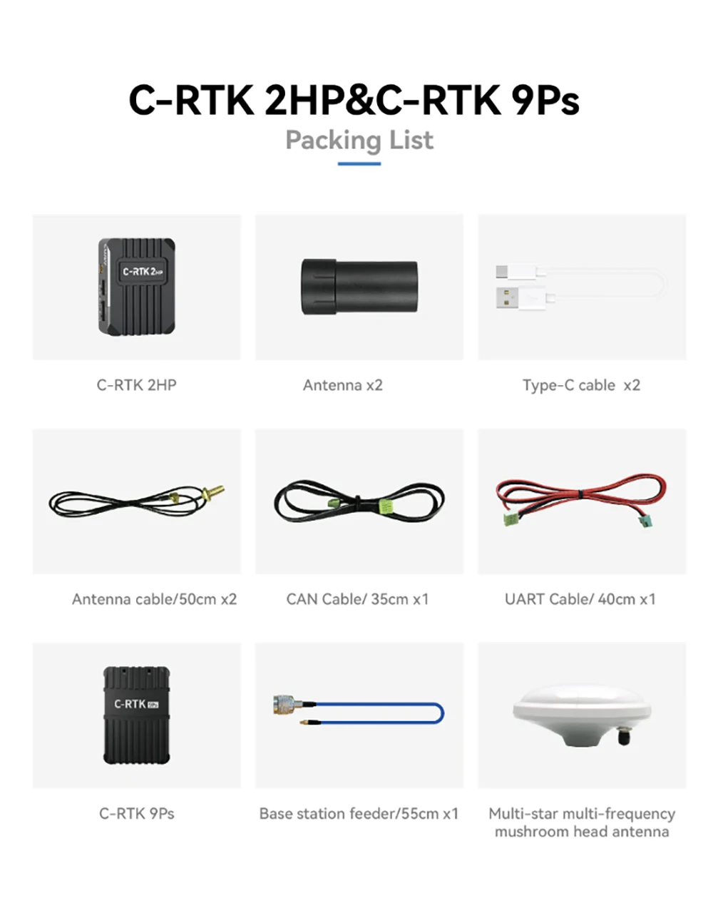 RTK 2HP avec Base