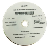 SQL Server 2019 Enterprise Version Internet DVD Activation 100% en ligne Clé à vie illimitée pour Core et CAL Version anglaise En stock