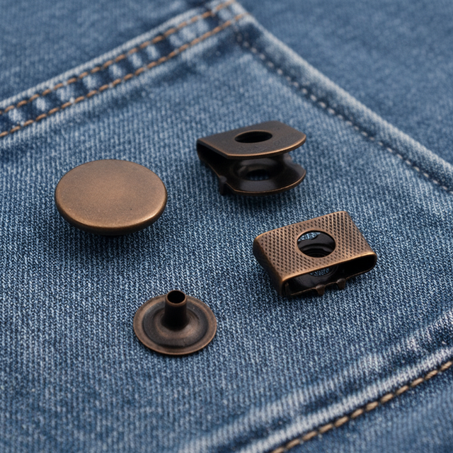 Brass Snap Fasteners Hook and Bar for Trousers and Skirts BM10037